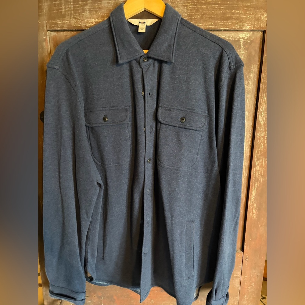 Joseph Abboud Blue Shirt Jacket